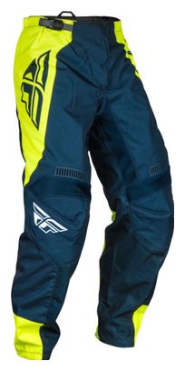 Fly Racing Fly F-16 Pants Navy Blue / Fluorescent Yellow / White