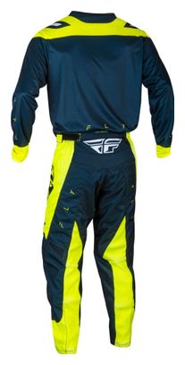 Fly Racing Fly F-16 Broek Marine Blauw / Fluorescerend Geel / Wit