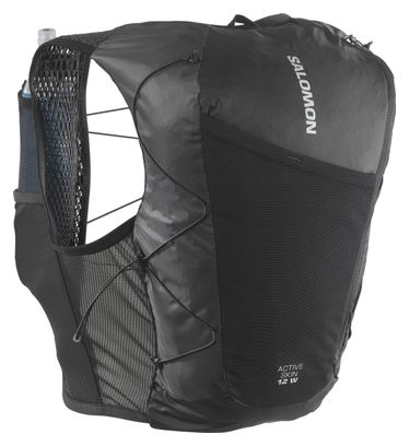 Bolsa de hidratación Salomon Active Skin 12 para mujer Negra