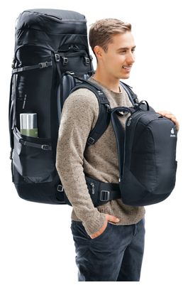 Sac de Randonnée Deuter Voyager 65+10L Noir