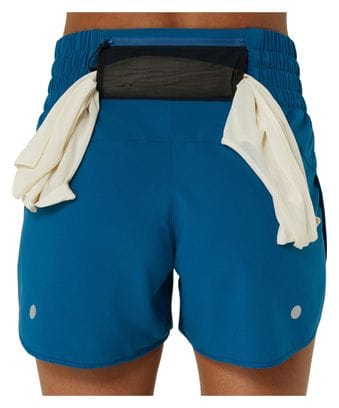 Asics Nagino Run 4in Shorts Dames Blauw