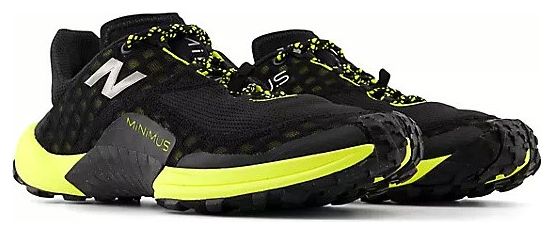 New Balance Minimus Trail Schoenen Zwart/Geel Heren