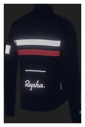 Maillot Rapha Brevet Windstopper de manga larga Azul/Rosa