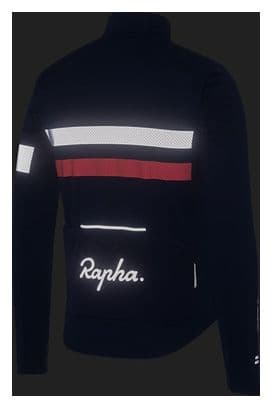 Maillot Manches Long Rapha Brevet Windstopper Bleu/Rose