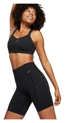 Nike Go Bib shorts 8in Black Women's