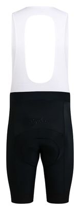 Culote corto con tirantes Rapha Core negro/blanco para hombre