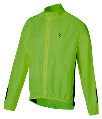 Chaqueta impermeable BBB PocketShield amarillo neón