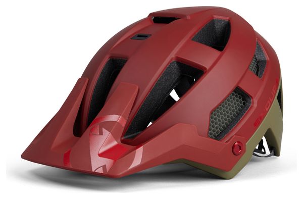 Casque VTT Endura SingleTrack Mips Khaki/Rouge