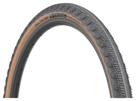 Teravail Washburn 650b Kiesreifen Tubeless Ready Folding Durable Bead-to-Bead Tan Sidewall