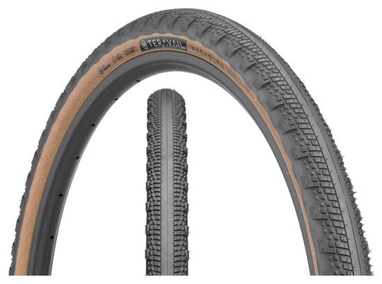 Teravail Washburn 650b Kiesreifen Tubeless Ready Folding Durable Bead-to-Bead Tan Sidewall