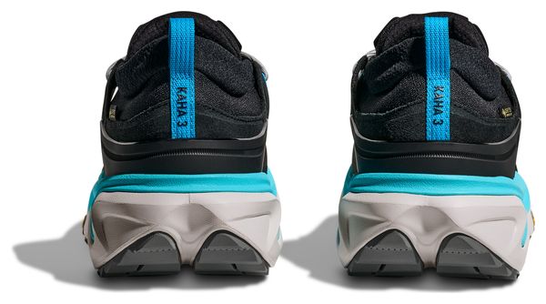 Hoka Kaha 3 Low GTX Negro/Azul Calzado de exterior para mujer
