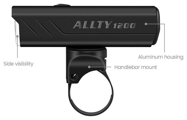 Magicshine Allty 1200 front lighting