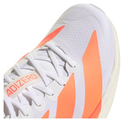 adidas Adizero Adios 9 Women's Running Shoes in White/Orange
