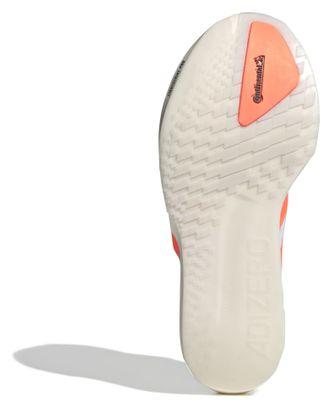 adidas Adizero Adios 9 Women's Running Shoes in White/Orange