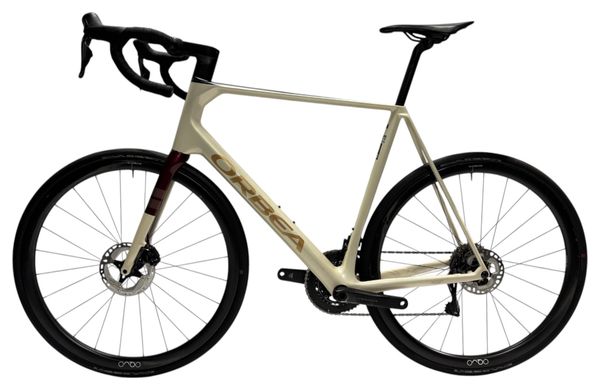 Vélo Route Orbea Orca M20i TEAM Shimano Ultegra Di2 12V 2024 Blanc T.60 192/207cm- Produit Reconditionné