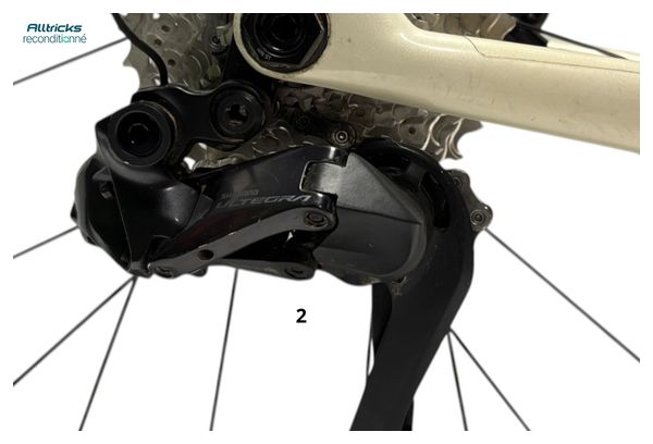 Vélo Route Orbea Orca M20i TEAM Shimano Ultegra Di2 12V 2024 Blanc T.60 192/207cm- Produit Reconditionné