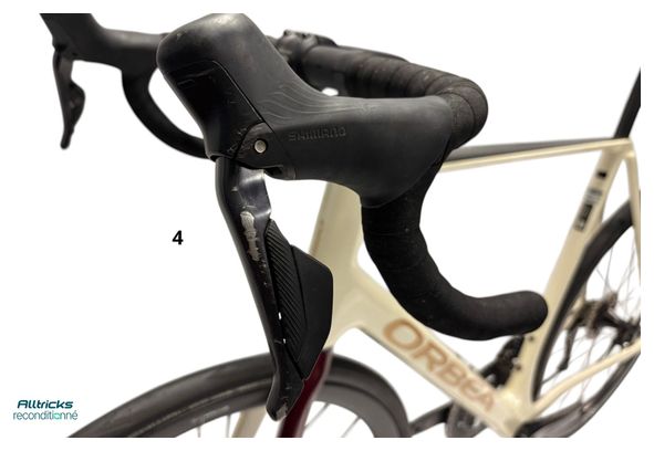 Vélo Route Orbea Orca M20i TEAM Shimano Ultegra Di2 12V 2024 Blanc T.60 192/207cm- Produit Reconditionné