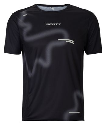 Camiseta de manga corta Scott RC Run negra para hombre