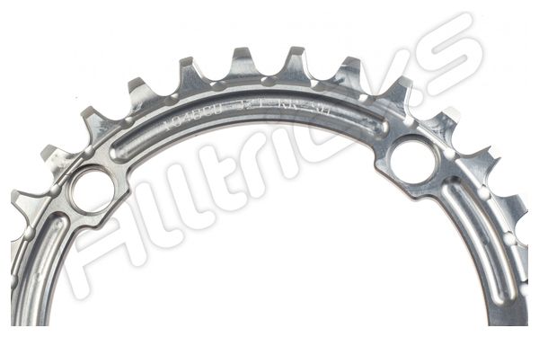 Plateau Narrow Wide Hope Retainer 104 BCD pour Transmissions Shimano 12V Argent