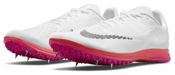 Chaussures Athlétisme Nike Spike-Flat Blanc Rose Unisex