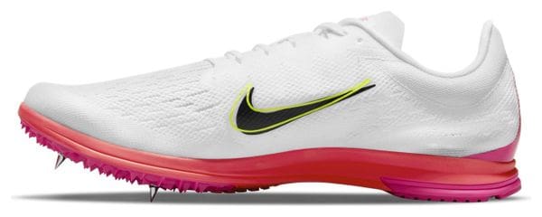 Chaussures Athlétisme Nike Spike-Flat Blanc Rose Unisex