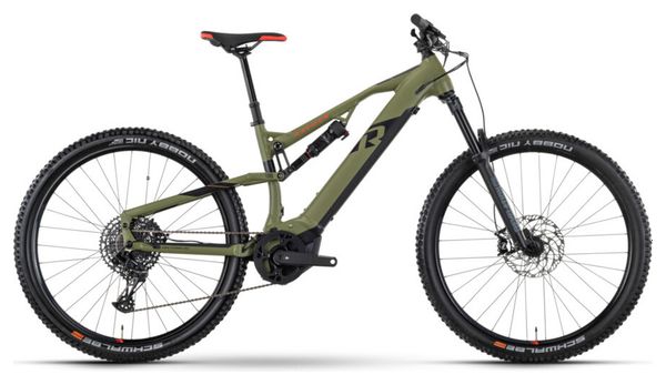 E-Mountainbike All-Suspendu R Raymon FullRay 150E 9.0 Sram SX Eagle 12V 630Wh 29'' Grün 2023