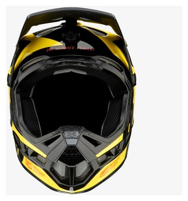 100% Aircraft Composite Yellow Full Face Helmet | Alltricks.com