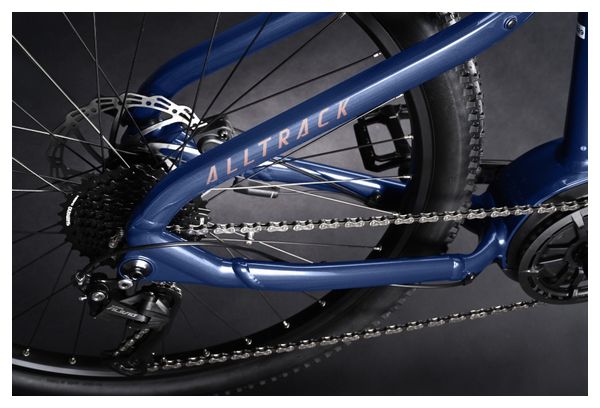 Haibike Alltrack 4 Shimano Alivio 9V 500 Wh 29'' Blue 2023 Semi-Rigid Electric Mountain Bike