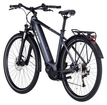 VTC Électrique Cube Touring Hybrid One 500 Shimano Alivio 9V 500 Wh 700 mm Gris 2023