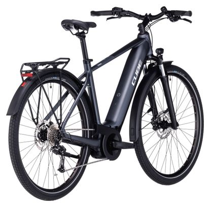 VTC Électrique Cube Touring Hybrid One 500 Shimano Alivio 9V 500 Wh 700 mm Gris 2023