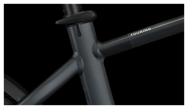 VTC Électrique Cube Touring Hybrid One 500 Shimano Alivio 9V 500 Wh 700 mm Gris 2023