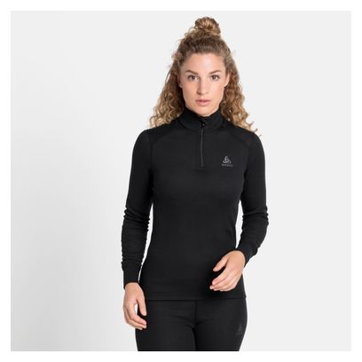 Long Sleeves Jersey 1/2 Zip Odlo Active Warm Eco Black Women