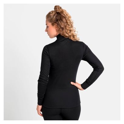 Odlo Women's Active Warm Eco 1/2 Zip Long Sleeve Jersey Black