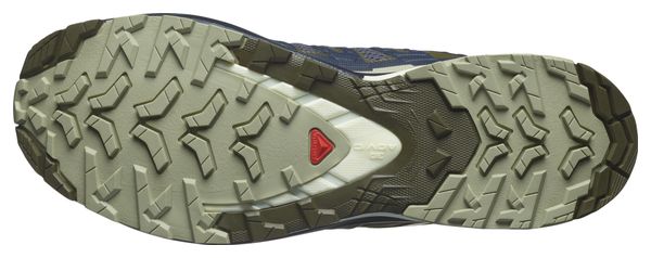 Trailschoenen Salomon XA Pro 3D v9 Blauw Khaki