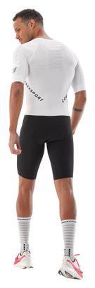 Compressport Aero Seamless Men's Triathlon Suit (White/Black)