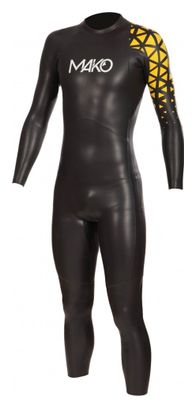 Combinaison Néoprène Mako Hali Plus Noir Jaune Homme