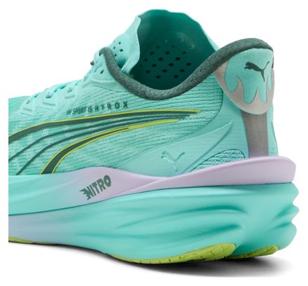 Chaussures Running Puma Deviate Nitro 4 Hyrox Vert Femme