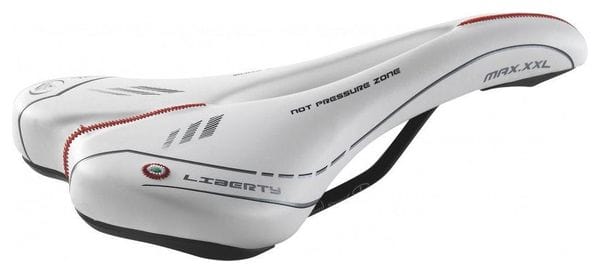 Selle Max Liberty Skay 275 x 145 mm hommes blancs