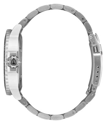 Unisex-Uhr Nixon Stinger 44 Silber/Schwarz