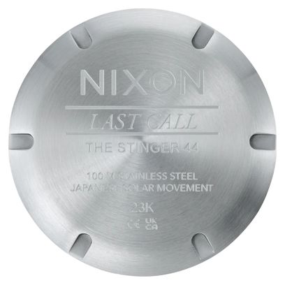 Montre Unisexe Nixon Stinger 44 Silver/Noir