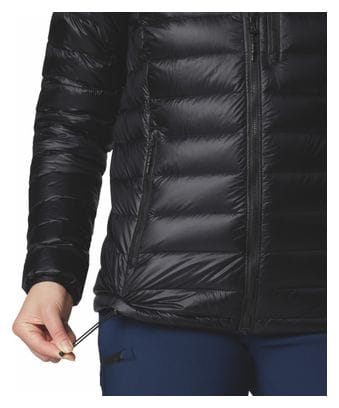 Chaqueta de plumón con capucha Columbia Arctic Crest para mujer Negro