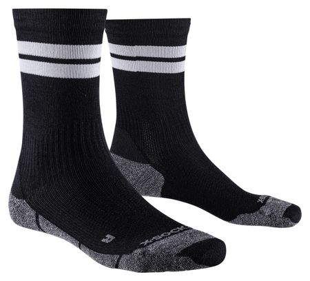 Chaussettes X-Socks Core Natural Graphics Crew Noir/Gris Foncé