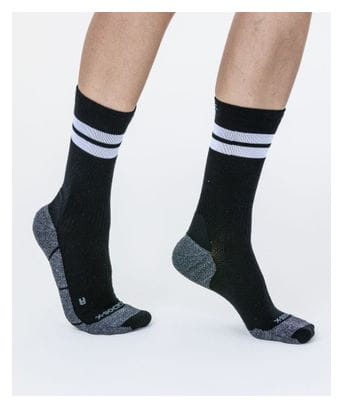 X-Socks Core Natural Graphics Crew Black/Dark Grey