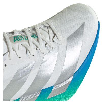 adidas Adizero Adios Pro 4 Running-Schuhe Weiß/Blau/Grün Damen