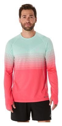 Maglia a maniche lunghe Asics Seamless Rosso/Verde Uomo