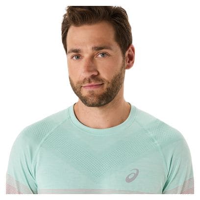 Maglia a maniche lunghe Asics Seamless Rosso/Verde Uomo