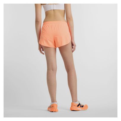 Pantaloncini New Balance RC Ultra Light Orange da donna