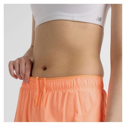 New Balance RC Ultra Light Orange Split Shorts Women