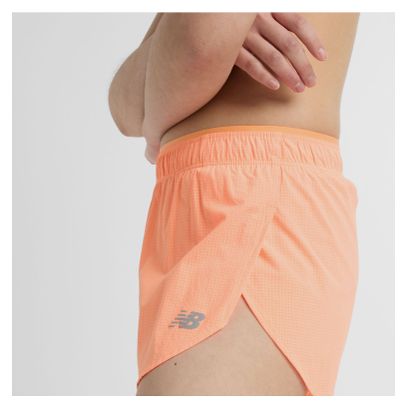 New Balance RC Ultra Light Orange Split Shorts Women