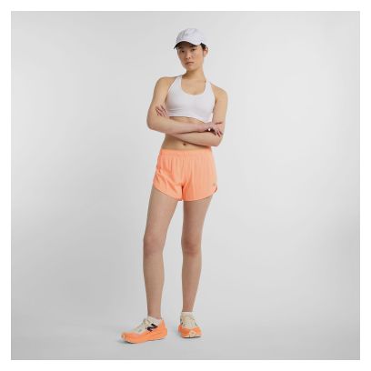 Short splité New Balance RC Ultra Light Orange Femme